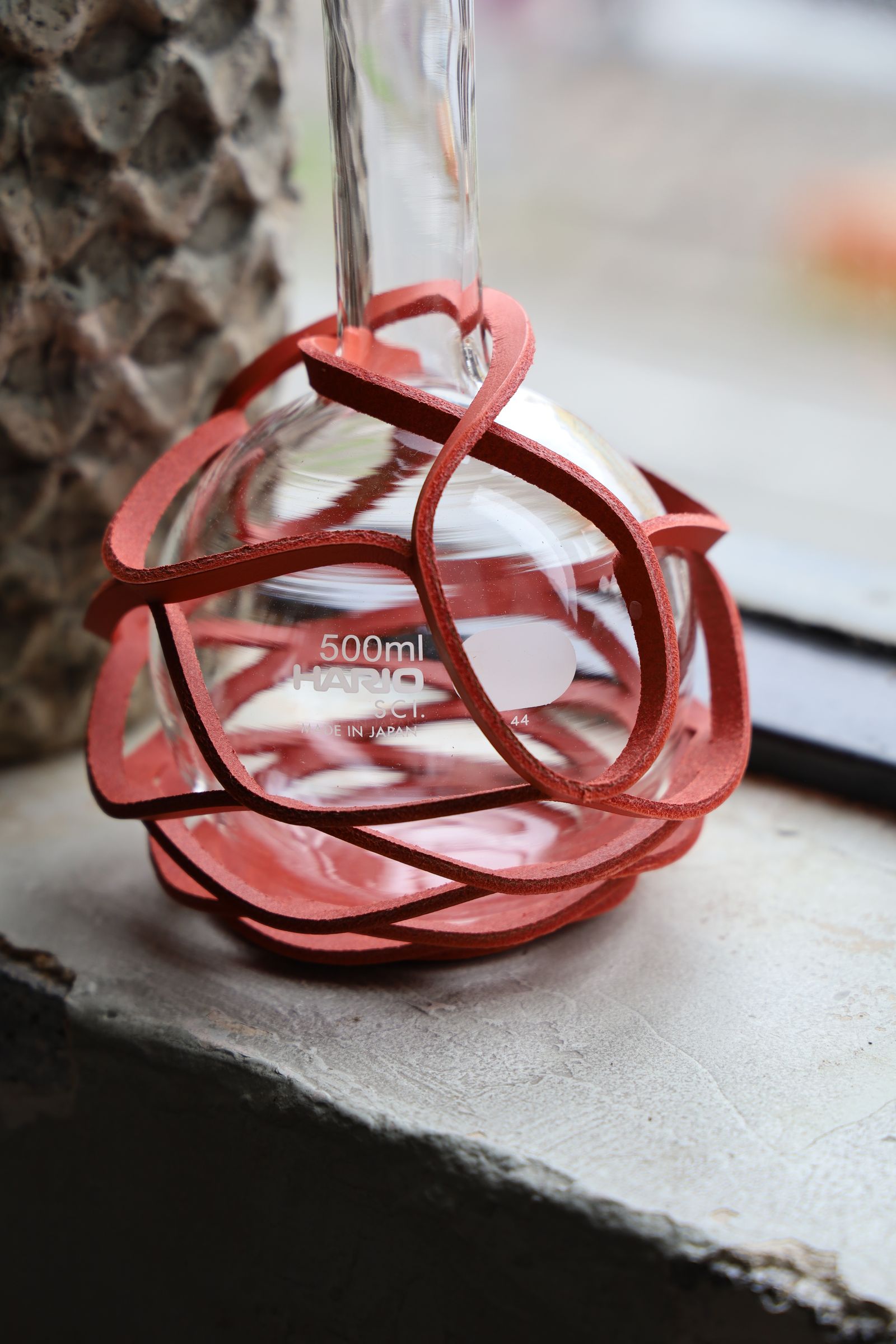 エンダースキーマ 花瓶 Flat-bottom flask 500ml(sv-hf-500)copper orange