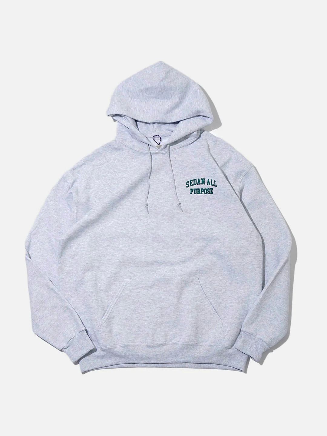 セダンオールパーパスFW23 COLLEGE LOGO HOODIE(SD23F-CT04)ASH