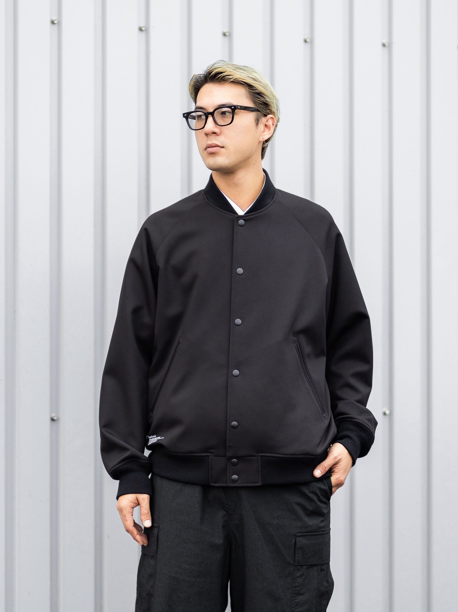 FreshService DOWN FABRIC VARSITY JACKET(BLACK)10月24日(土)新作発売！