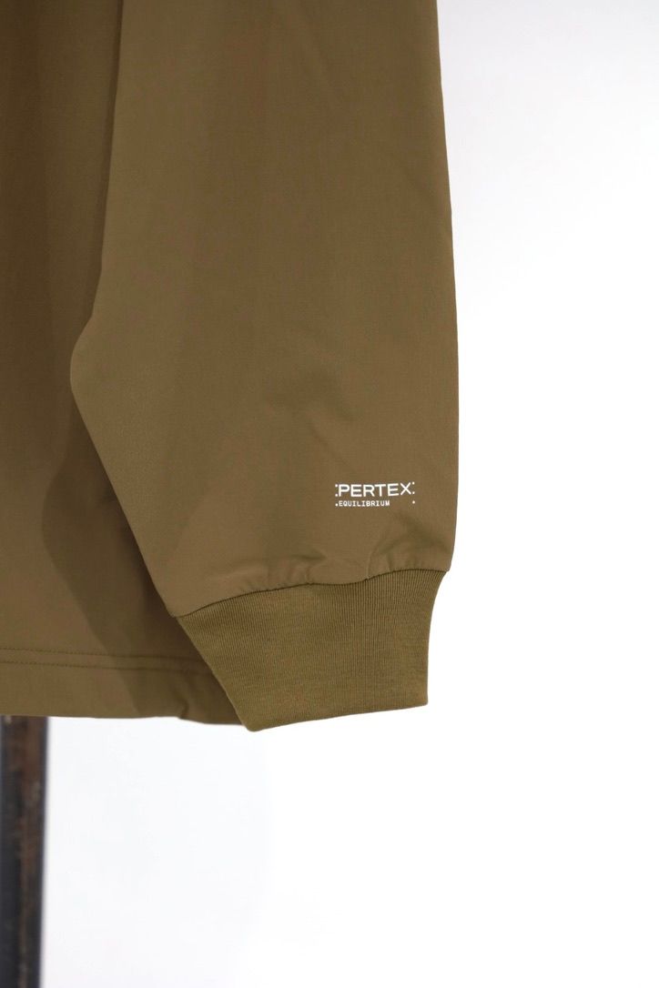 グラフペーパー PERTEX® EQUILIBRIUM L/S Crew Neck Pullover(GM263-70260)BROWN☆8月15日(土)発売！