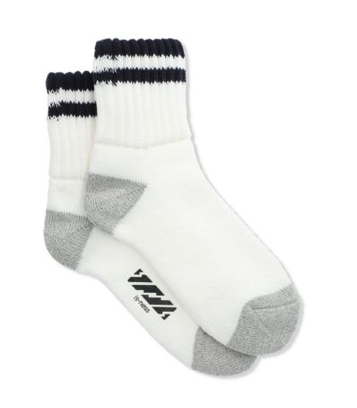 イズネス 25AW is-ness x VIBSOX *minimum 10(1007SSSOX01)WHITE×NAVY☆8月8日(金)発売！