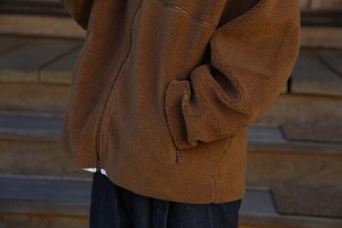 Graphpaper Wool Boa Zip-Up Blouson style.2020.10.3.