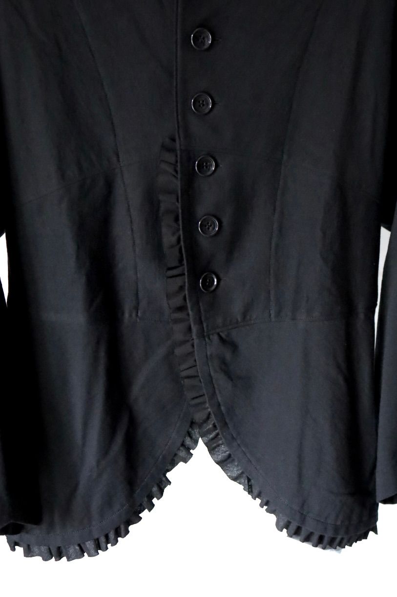 tao 26FW 綿天竺×綿クロスカーディガン(TR-T005-051-1)BLACK☆8月7日(金)発売！