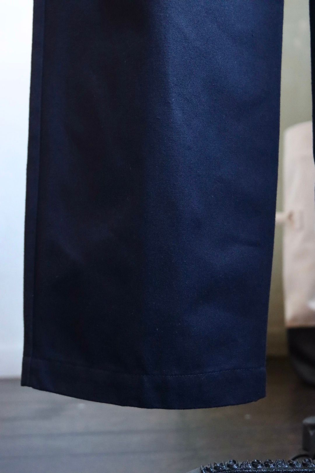 アプレッセ24SS Type.1 Silk Blend Chino Trousers (24SAP-04-13H)NAVY