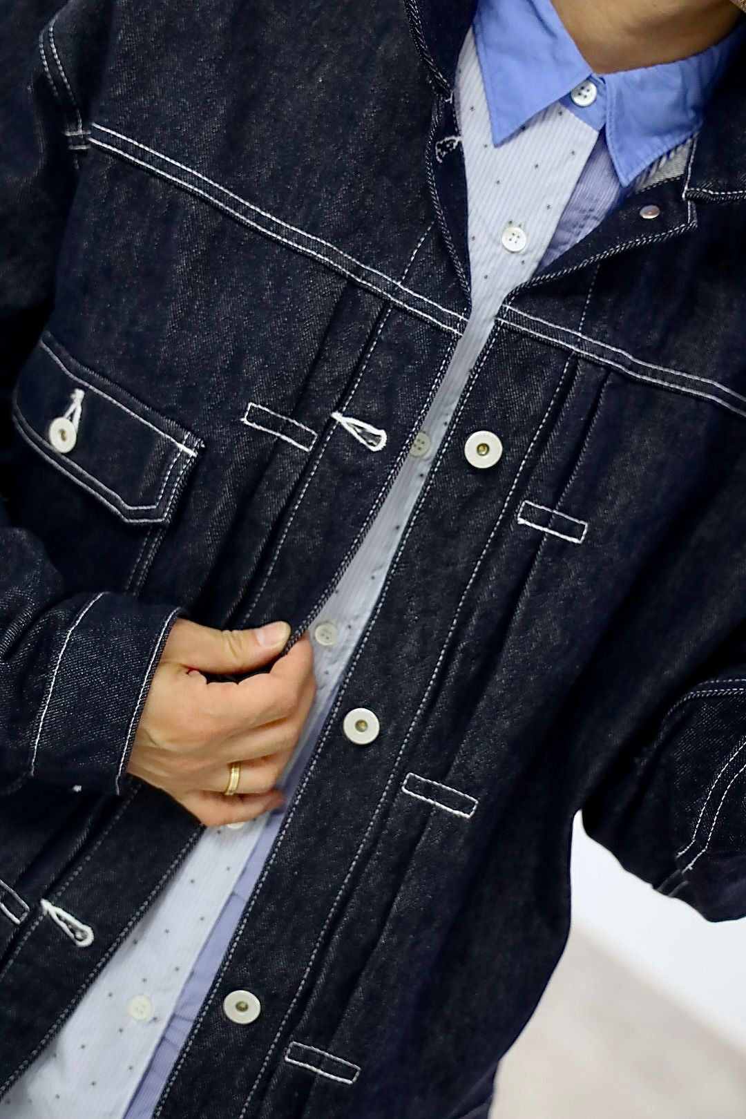 COMME des GARCONS HOMME 26FW 綿反応デニムジャケットスタイル
