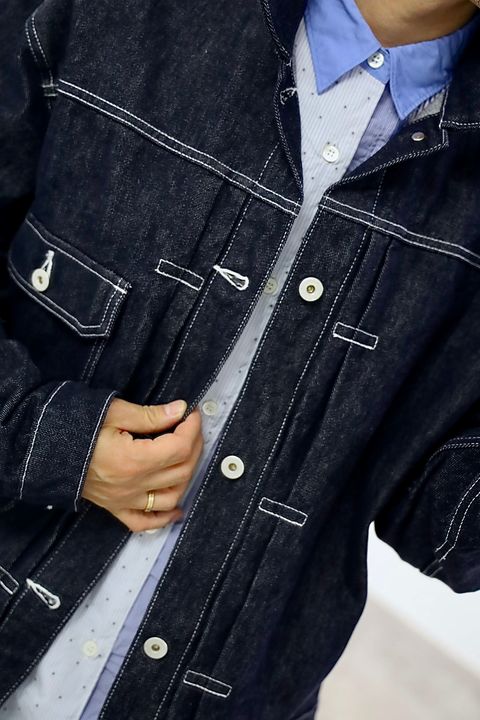 COMME des GARCONS HOMME 26FW 綿反応デニムジャケットスタイル