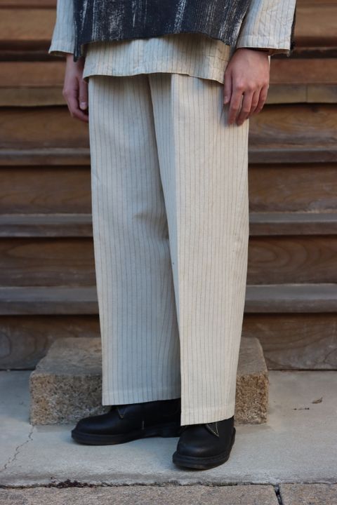 YOKE PRINTED COTTON CREWNECK VEST(YK22SS0348S) style.2022.2.12