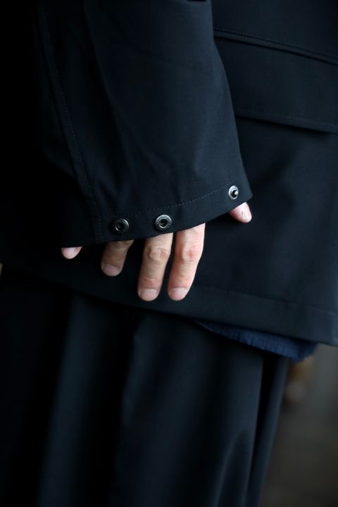 FreshService WOOLY CLOTH DOUBLE JACKET"BLACK"スタイル2025.3.7.