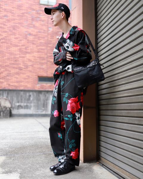 ©SAINT M×××××× セントマイケル×WILDSIDE YOHJI YAMAMOTO PAJAMAスタイル