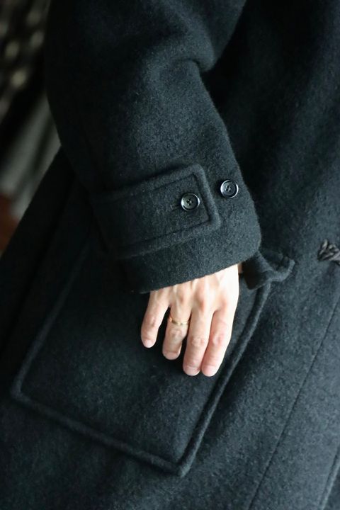 blurhms ROOTSTOCK 22FW blurhmsROOTSTOCK Wool Melton Duffle Coatスタイル.2022.9.25.