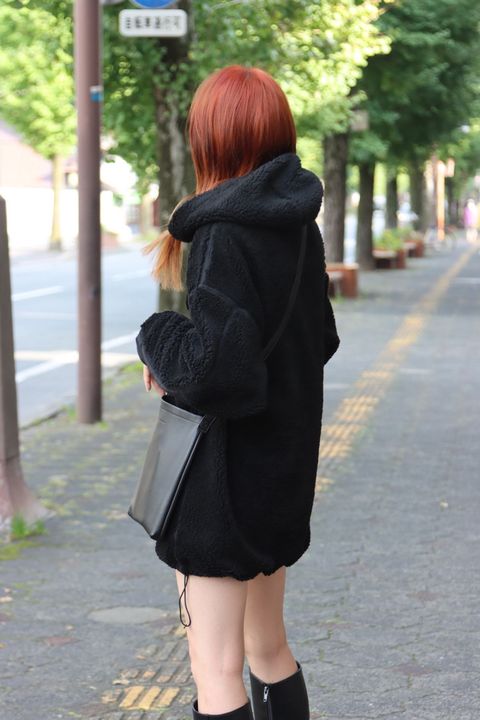 COMME des GARCONS HOMME 22AW 新作ボアフリースハーフジップパーカstyle.2022.10.3