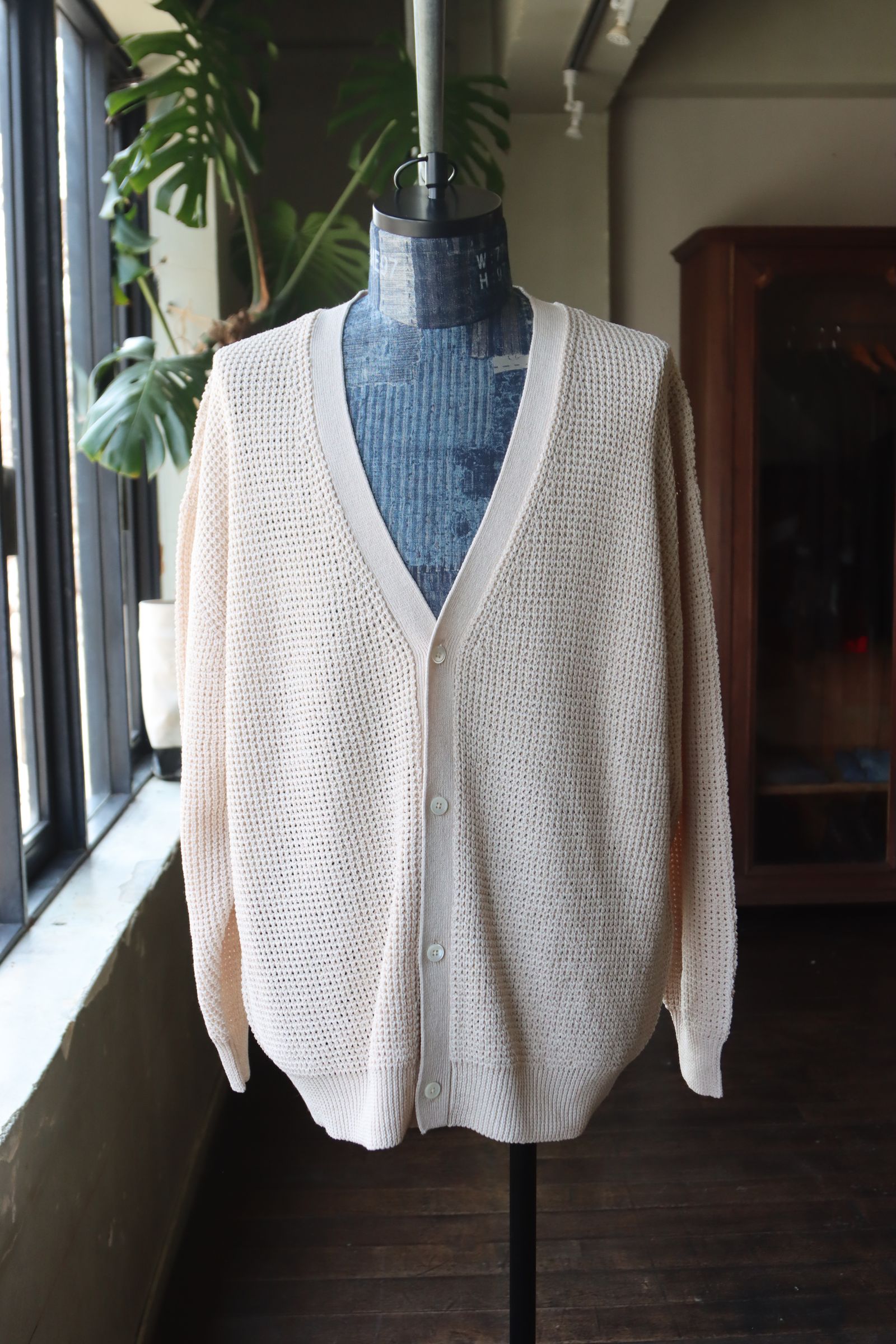 Graphpaper - グラフペーパー24SS Linen SOLOTEX Knit Cardigan(GU241