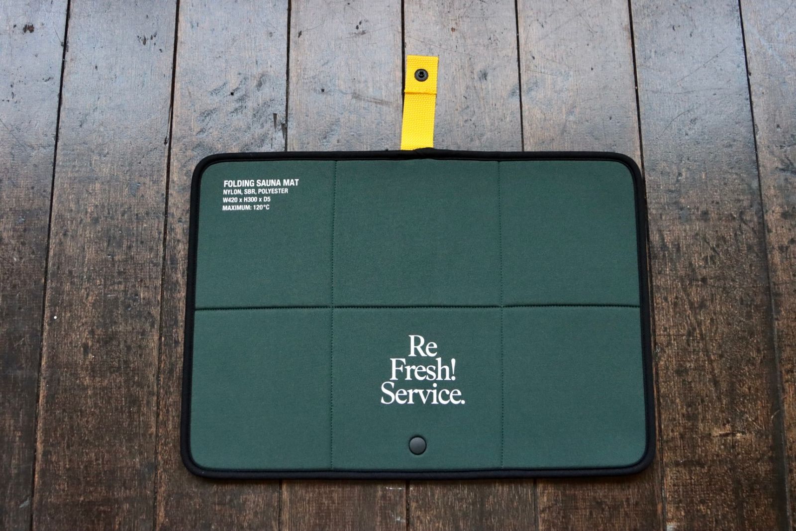 ReFresh!Service. “FOLDING SAUNA MAT”(GREEN)