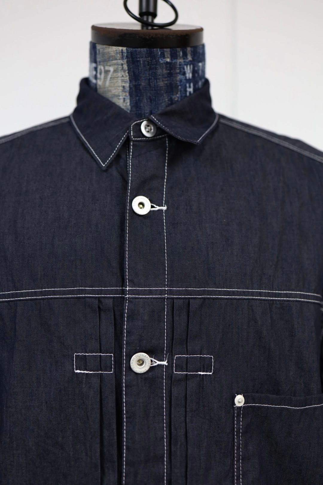 コムデギャルソンオム26SS 綿ライトオンスデニム半袖シャツ(HQ-B018-051)INDIGO☆4月3日(金)発売！