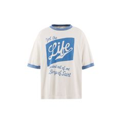 セントマイケル 26SS RINGER TEE BOS_SS T-SHIRT(SM-MK8-0000-C16)WHITE☆4月29日(水)新作発売！