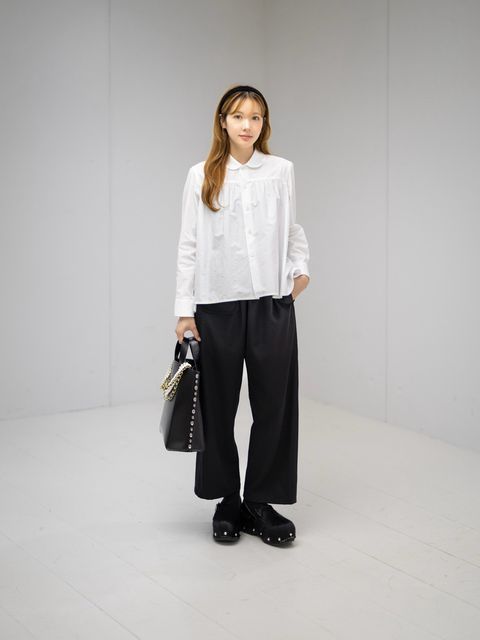 tao 26FW ウールギャバ後染パンツstyle.2026.9.20