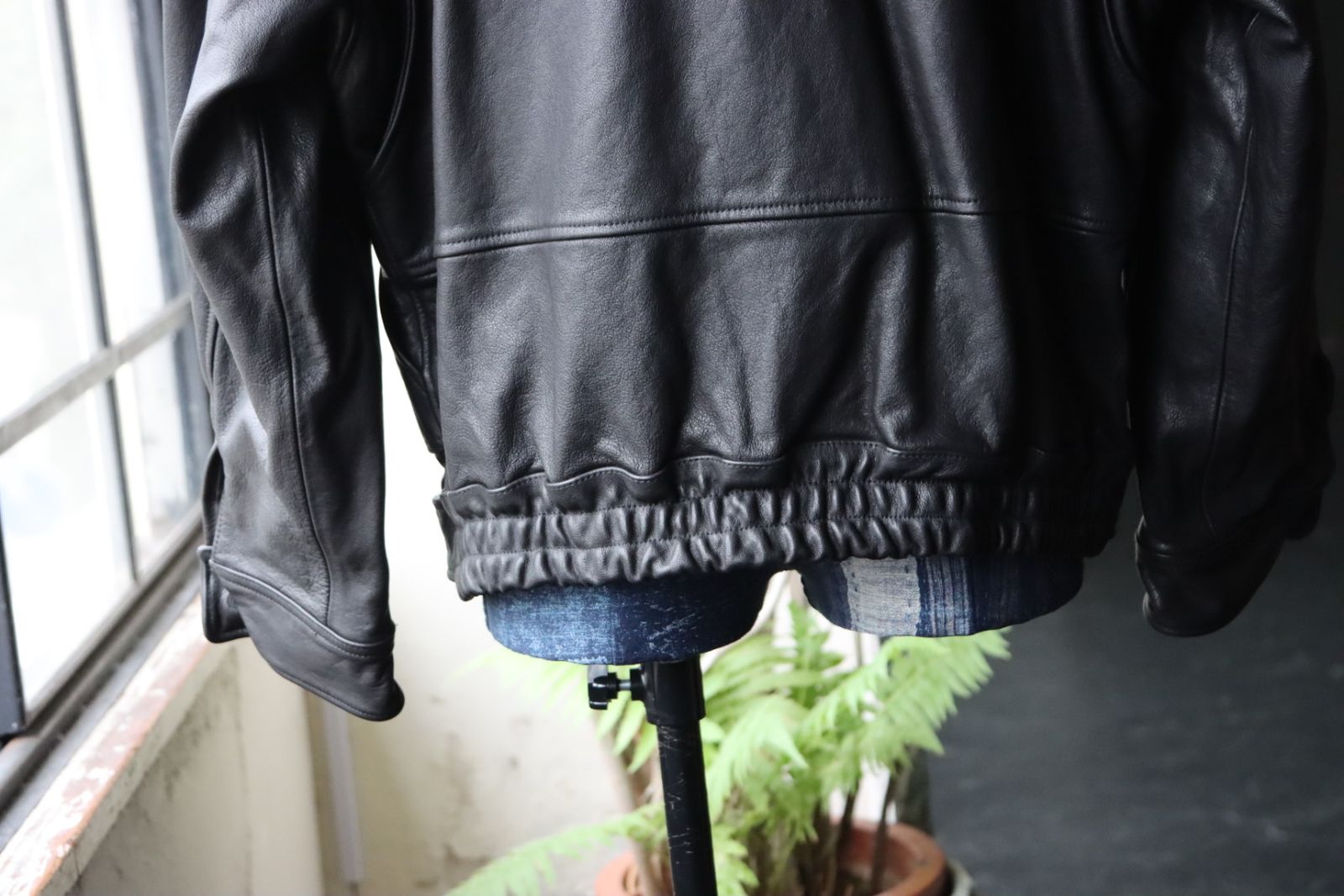 ヨーク 25FW LEATHER FLIGHT JACKET(YK25FW01017B)BLACK☆9月6日(土)発売！