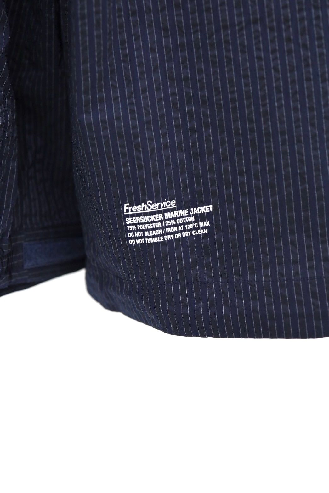 フレッシュサービス SEERSUCKER MARINE JACKET (FSC261-30226)NAVYxBLACK★2月14日(土)発売