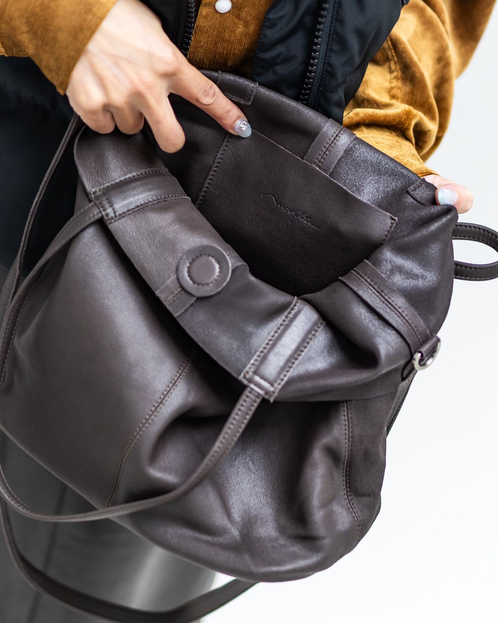 Morphee / モルフェトートバッグ 3WAY MIDIUM TOTE(LONG)DARK CHOCO☆新作発売！