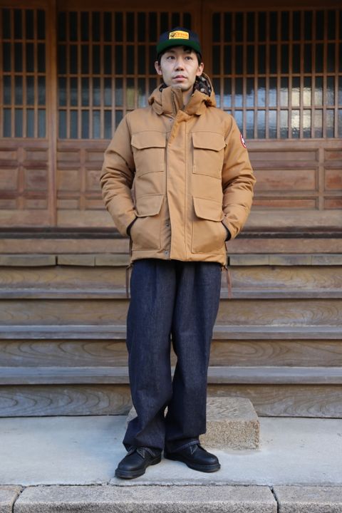 CANADA GOOSE×JUNYA WATANABE MAN 綿ダックコラボレーションダウンジャケット"BROWN"Style.2020.11.16..