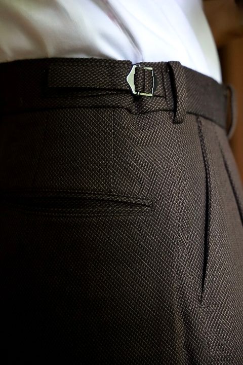 marka 26AW STROLL AROUND JACKET"BROWN BIRD’S-EYE"スタイル