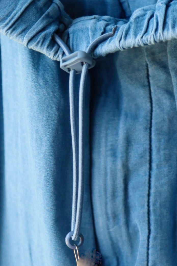 グラフペーパー SIDOGRAS Indigo Poplin Track Pants(GM252-40047)LIGHT FADE☆8月2日(土)発売！