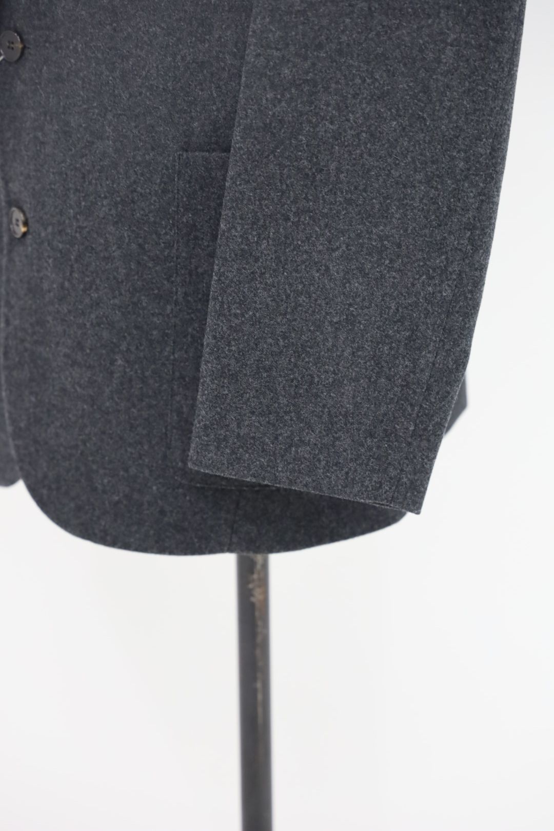 ANOTHER OFFICEアナザーオフィス Santiago Cashmere Sports Jacket(AOEFJK008)Heather Charcoal☆10月10日(金)新作発売！