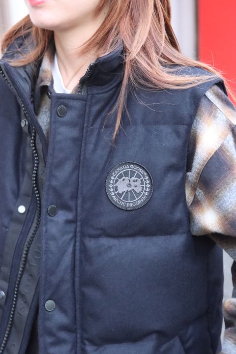 CANADA GOOSE 22AW GARSON VEST WOOL BLACK LABEL style.2022.10.31