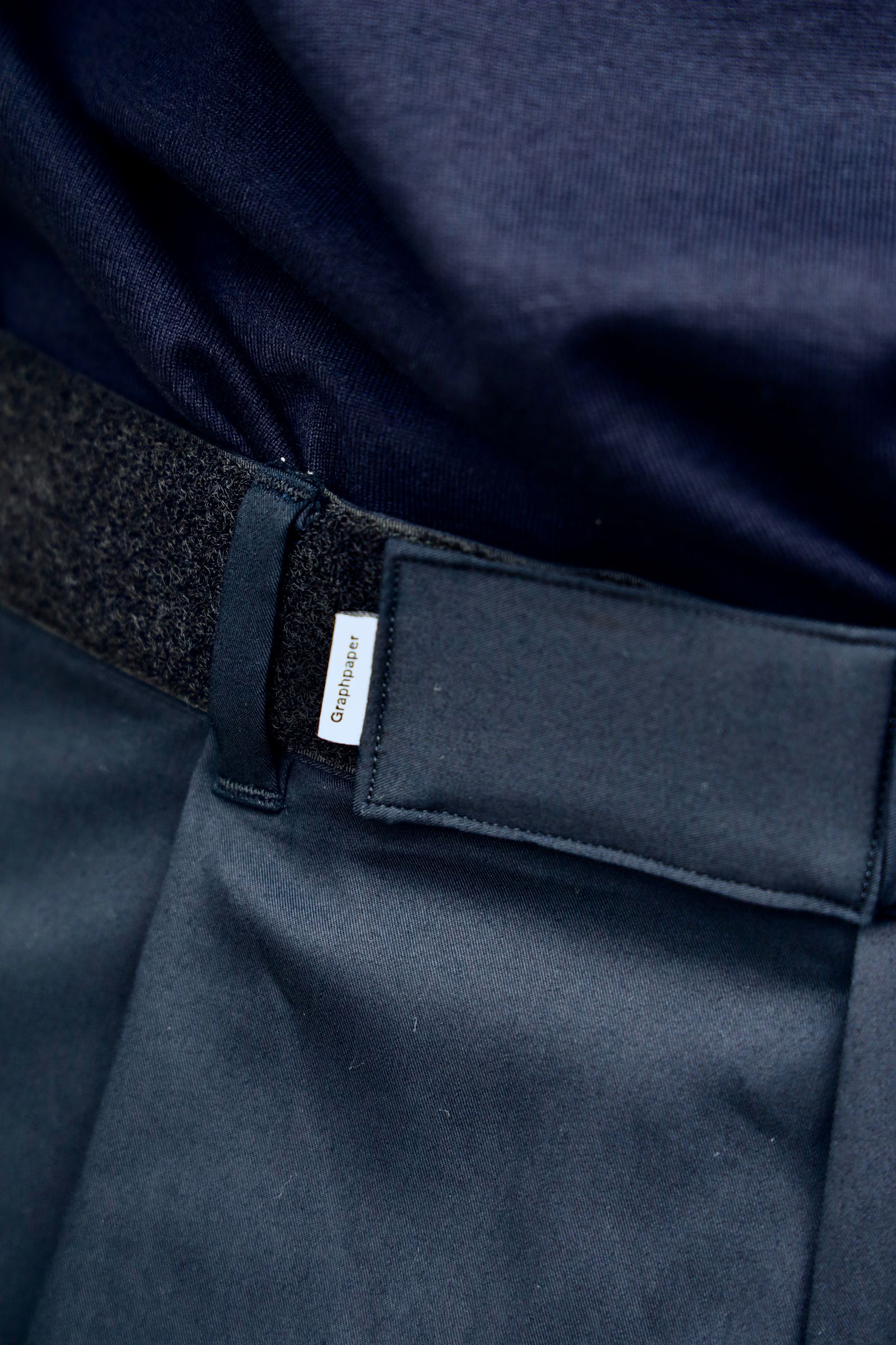 グラフペーパー 25SS Solotex Twill Wide Chef Pants(GM252-40005B)NAVY