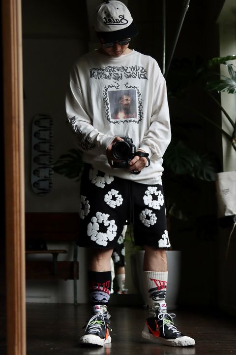 レディメイド×デニムティアーズREADYMADE×DENIM TEARS SWEAT SHORTSスタイル.2022.9.29.