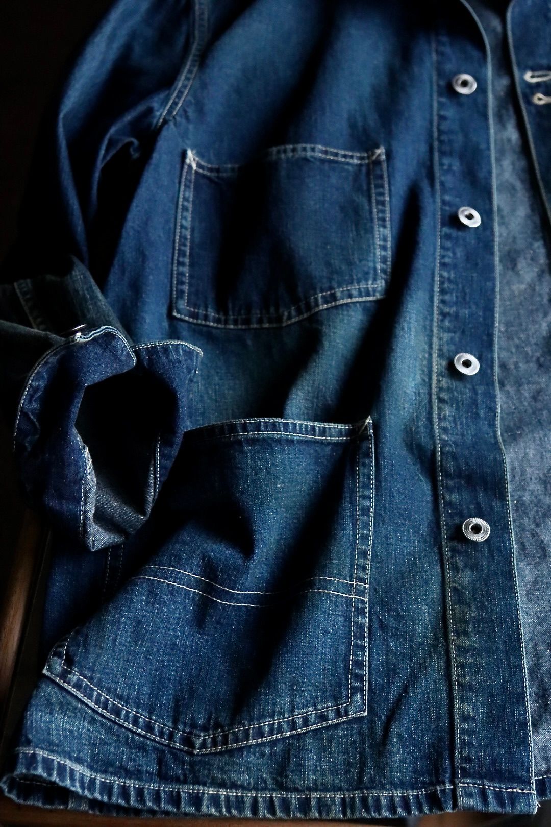 アプレッセ23SSデニムカバーオール Denim Coverall Jacket(23SAP-01-16M)INDIGO