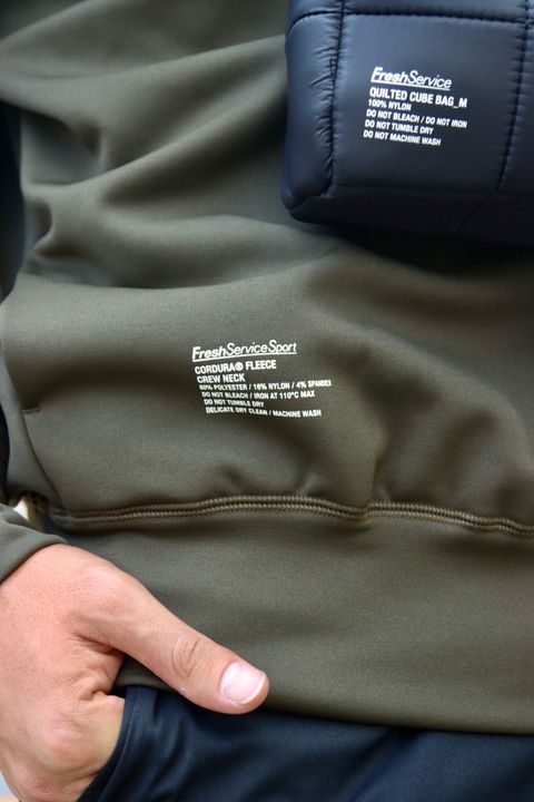 FreshServiceSport フレッシュサービススポーツ 23AW CORDURA®️FLEECE CREW NECKスタイル