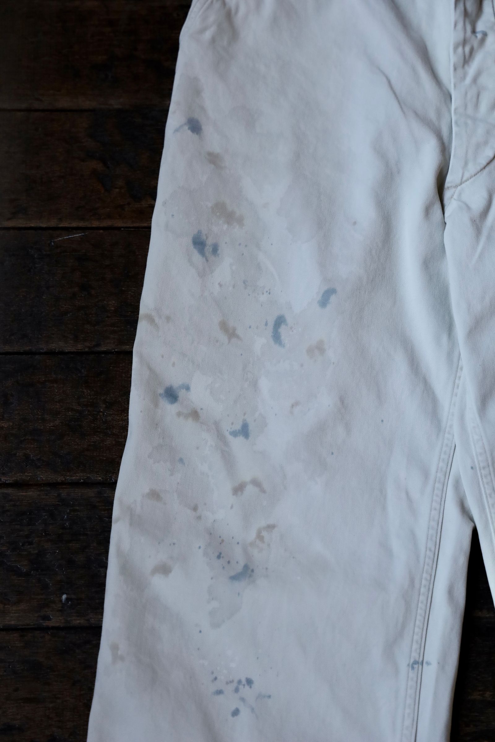 BOW WOW バウワウ パンツ STAINED WORK TROUSERS(BW251-SWT)O.BEIGE AGING