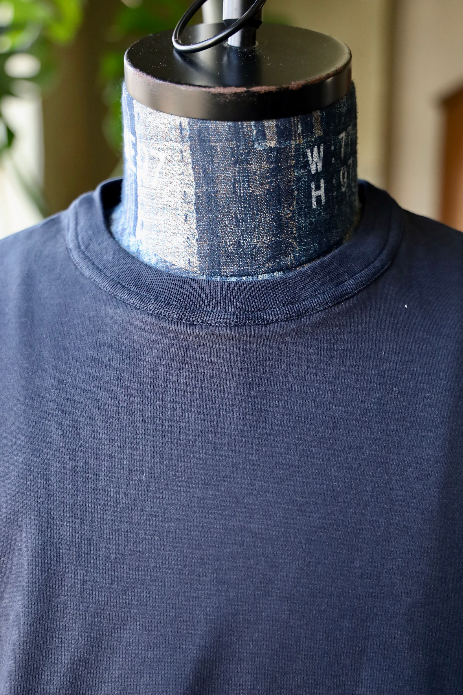 イズネス25SS REVERSIBLE BALLOON BORDER T-SHIRT(1007SSCST05)NAVY×WHITE border