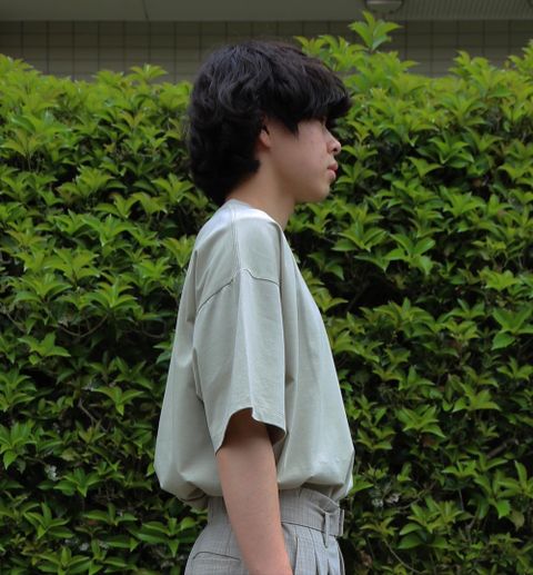 YOKE SIDE OPEN COUBLE-BREASTED JACKET(YK21SS0193J) style. 2021.04.23.