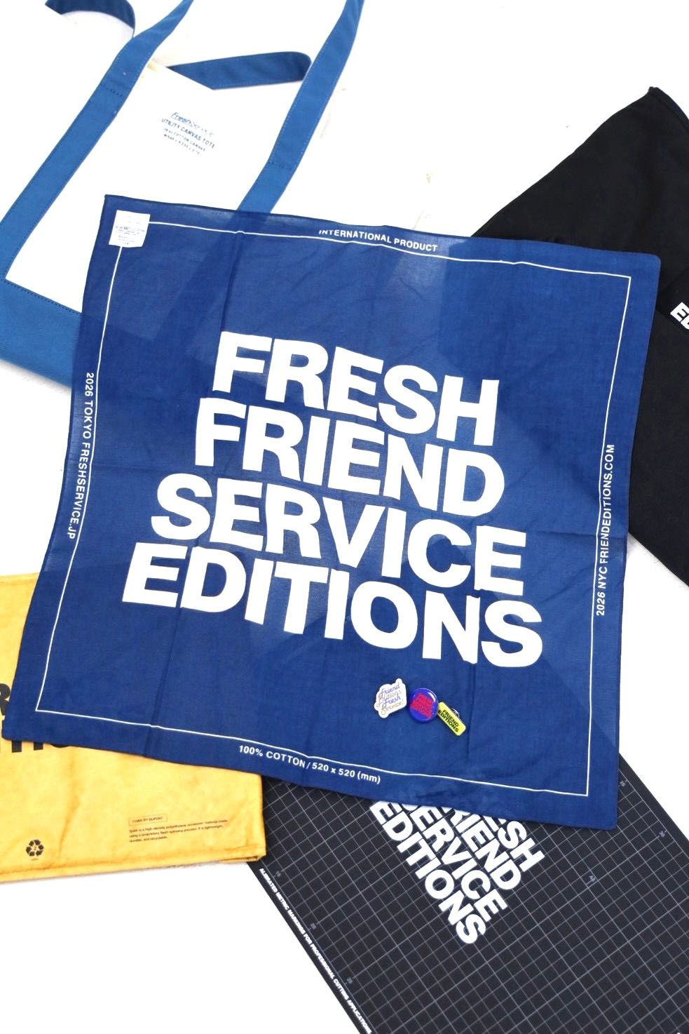 フレッシュサービス 26AW FE BANDANA & PINS SET(FSP263-90124FE)MULTI☆8月29日(土)新作発売！