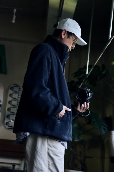 FreshService POLARTEC FLEECE STAND COLLAR BLOUSON"NAVY"スタイル