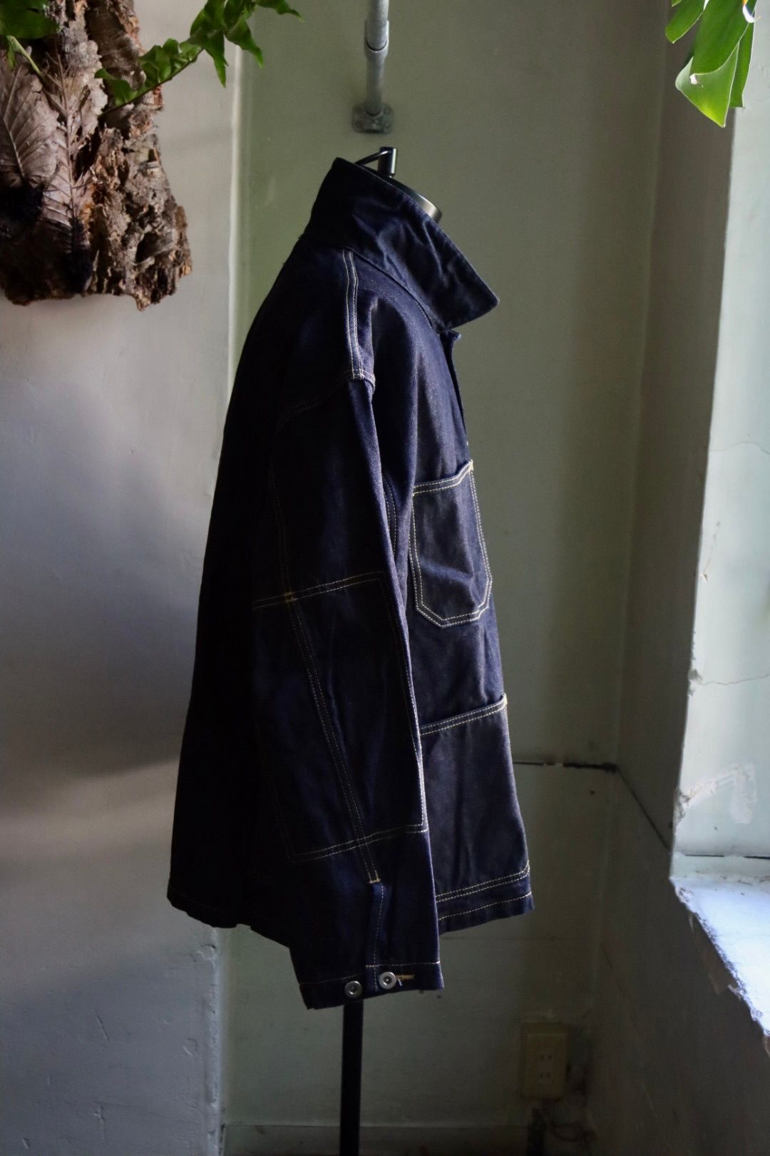 イズネス 23AW 13oz COVERALL DENIM JACKET (1005AWJK08)INDIGO