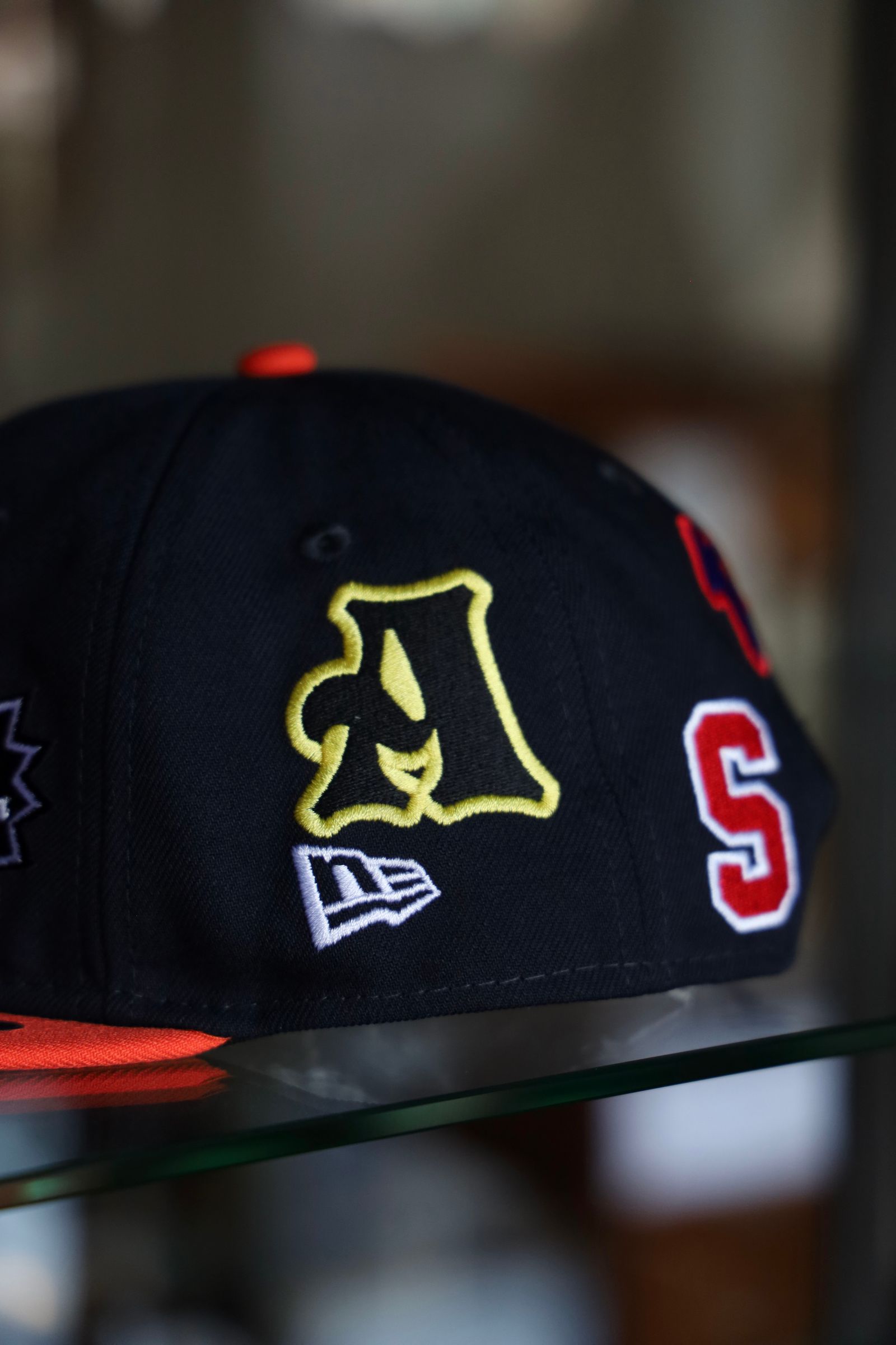 セントマイケル25SS ASTROS NE_CAP(SM-HR8-0000-C48)NAVY+ORANGE