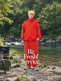 ReFresh!Service. “FLEECE TRACK SUIT”(FSR263-60077)RED☆9月19日(土)新作発売！