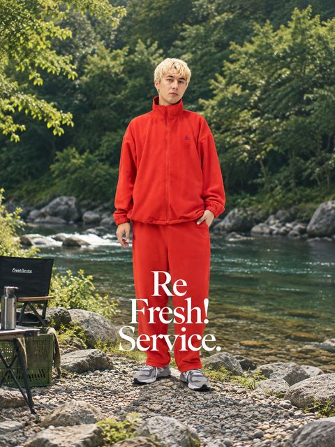 Re!FreshService FLEECE TRACK SUIT (RED)☆9月19日(土)新作発売！