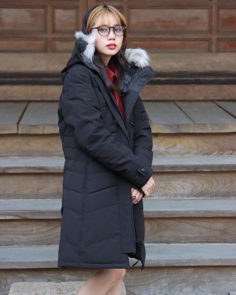 カナダグースレディース22AW LORETTE PARKA BLACK LABELスタイル.2022.9.9.