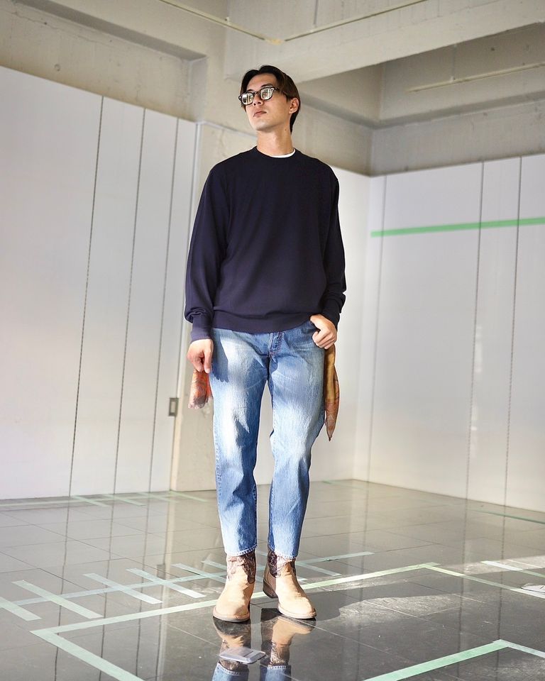 A.PRESSE - アプレッセ24SS Washed Denim Pants E(24SAP-04-07H)BLEACH 