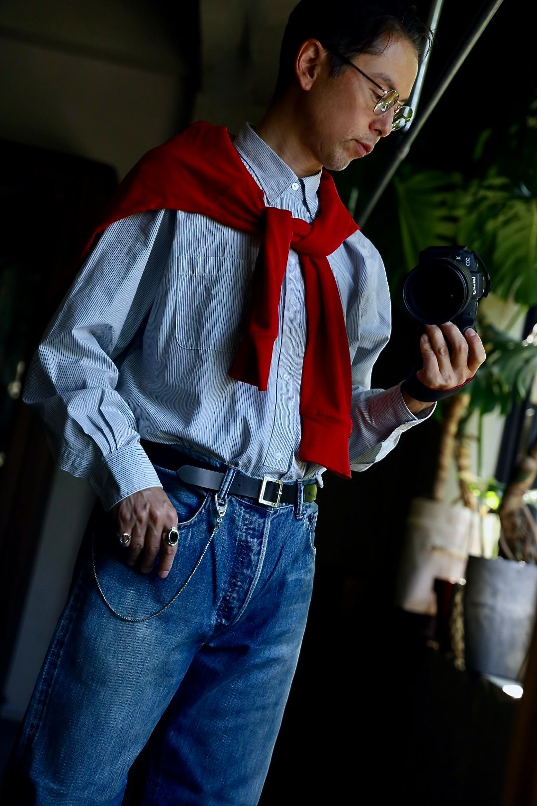 A.PRESSE Washed Denim Pants E スタイル.2024.8.16.