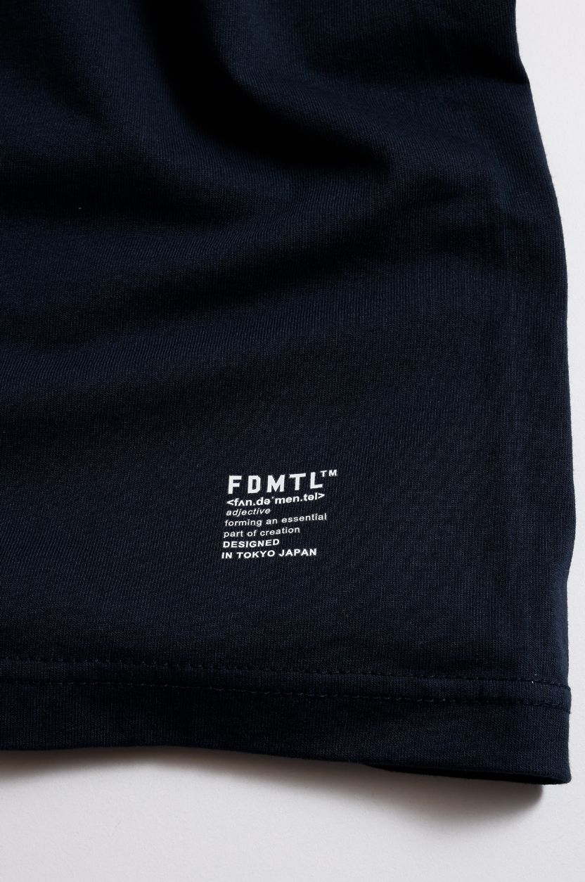 ファンダメンタル 26SS Tシャツ OCTA TEE(FA26TE14)NAVY☆新作発売！