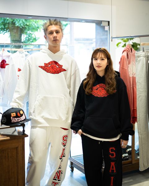 JORDAN BRAND × ©SAINT MXXXXXX (TIME) CAPSULE☆ M J SM FLC HOODIE style.2026.5.22