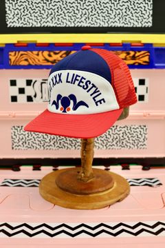 セントマイケル 26AW LIFE STYLE_MESH CAP(SM-MK1-0000-077)NAVY/RED☆7月6日(月)発売！