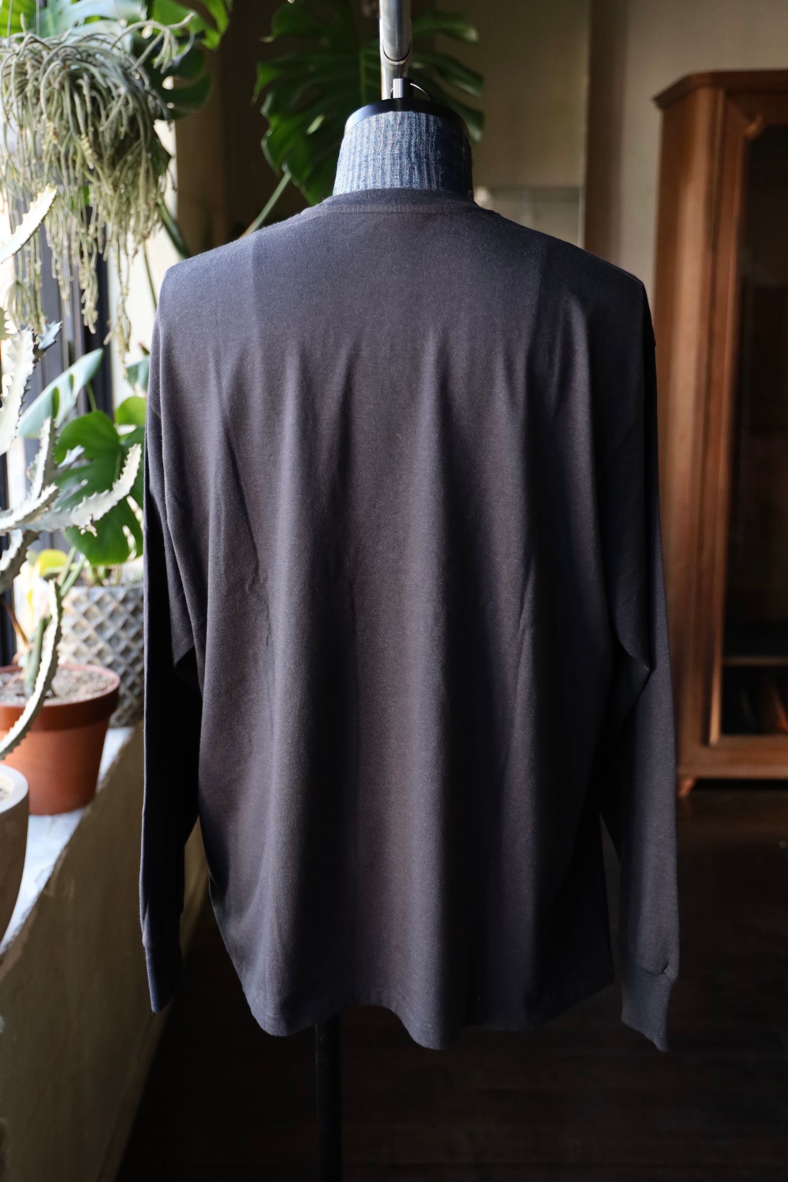 アプレッセ 25SS Cashmere Blend L/S T-Shirt(25SAP-05-01K)CHARCOAL☆3月8日(土)発売！