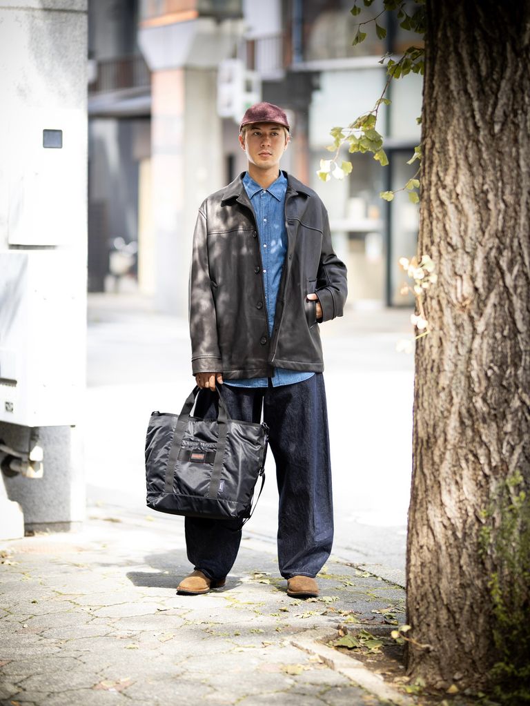 COMME des GARCONS HOMME ディアスキンレザーカーコート