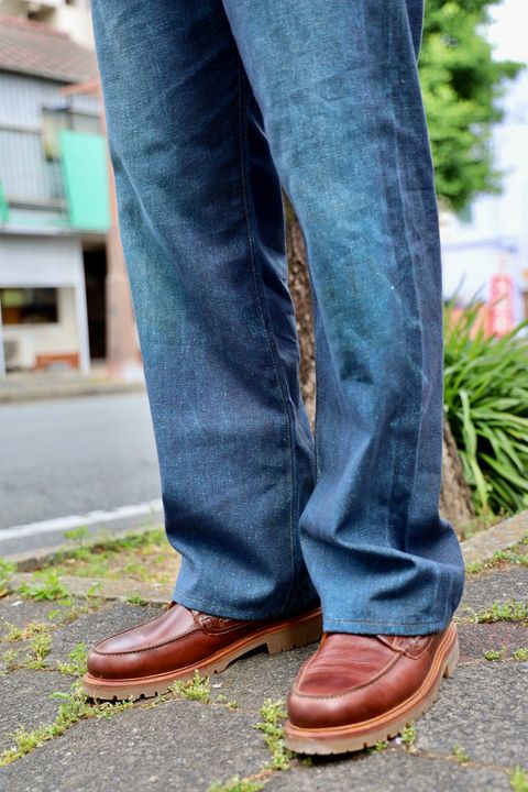 yohji yamamoto チェック柄レギュラーカラーシャツ MARKスタイル